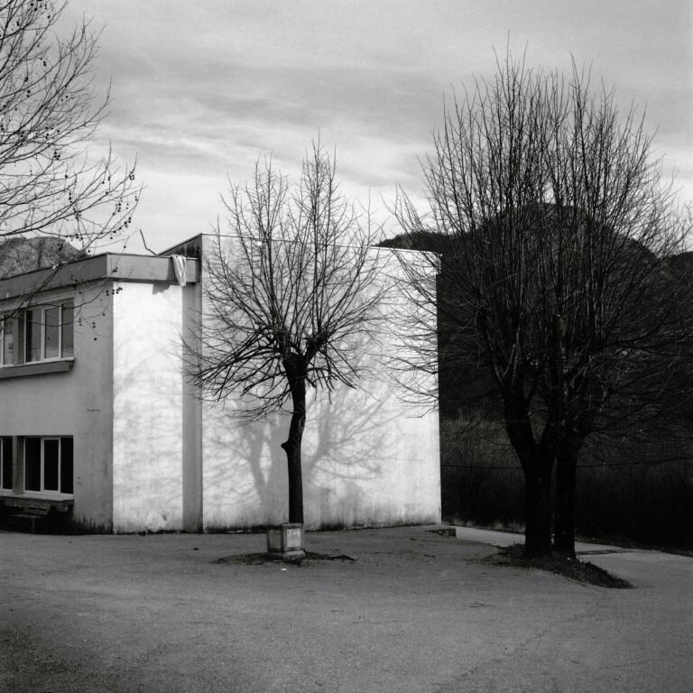 Conceptual fine art photograph exploring passage, distortion, and the visual metaphor of transition. From the series ‘Funel’ by Balša Gobović.