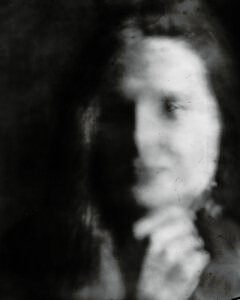 Long-exposure 4×5 portrait exploring layered identity, blurred presence and shifting self. From the series ‘Odrazi’ by Balša Gobović.