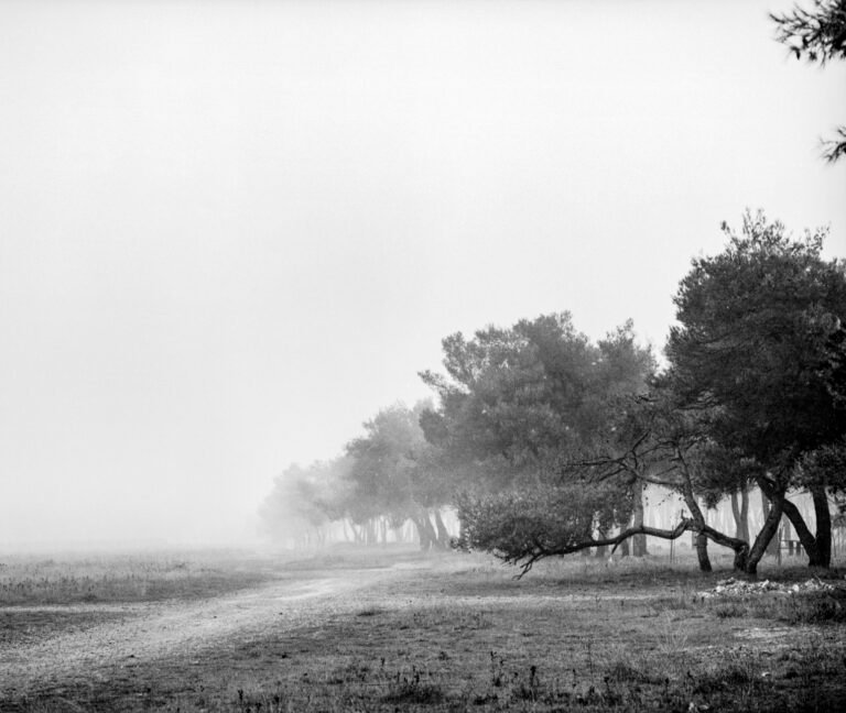 Conceptual fine art photograph exploring passage, distortion, and the visual metaphor of transition. From the series ‘Funel’ by Balša Gobović.